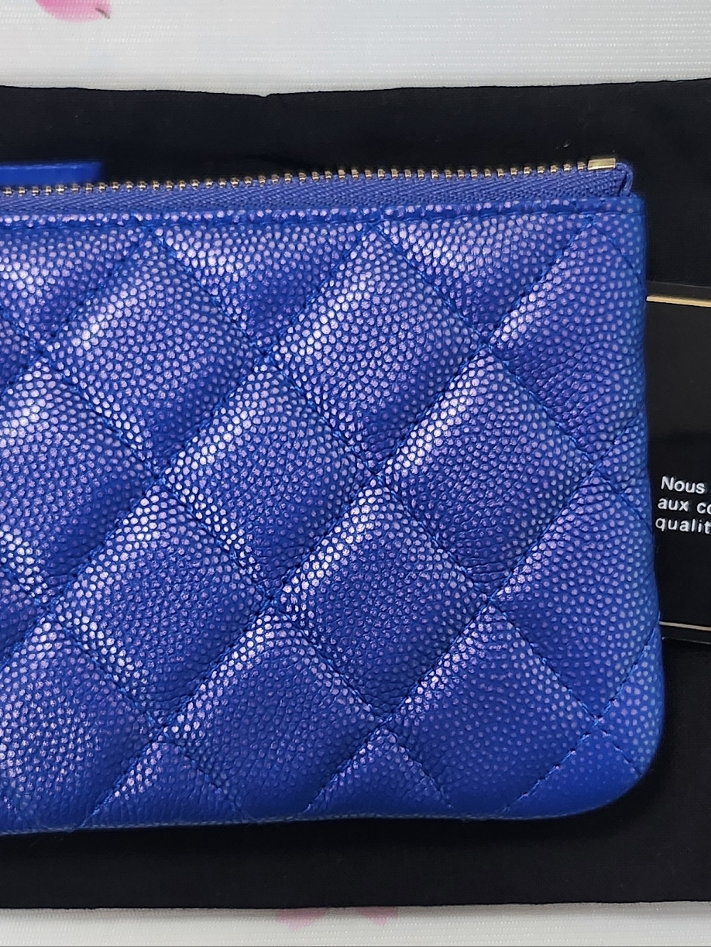 Chanel Iridescent Blue Mini O-Case - Picture 5 of 7